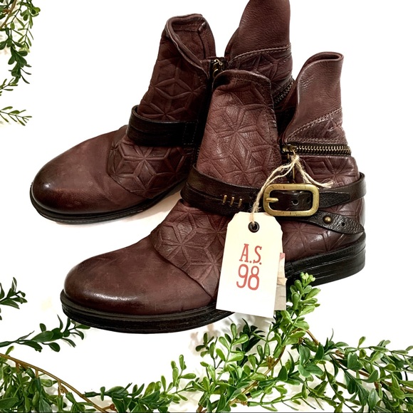 Free People Shoes - NWT Free People x A.S.98 Isha Motorcycle Booties